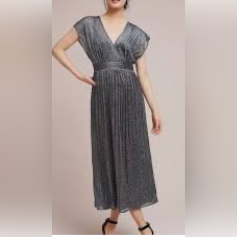 Moulinette Soeurs Gray Maxi Dress